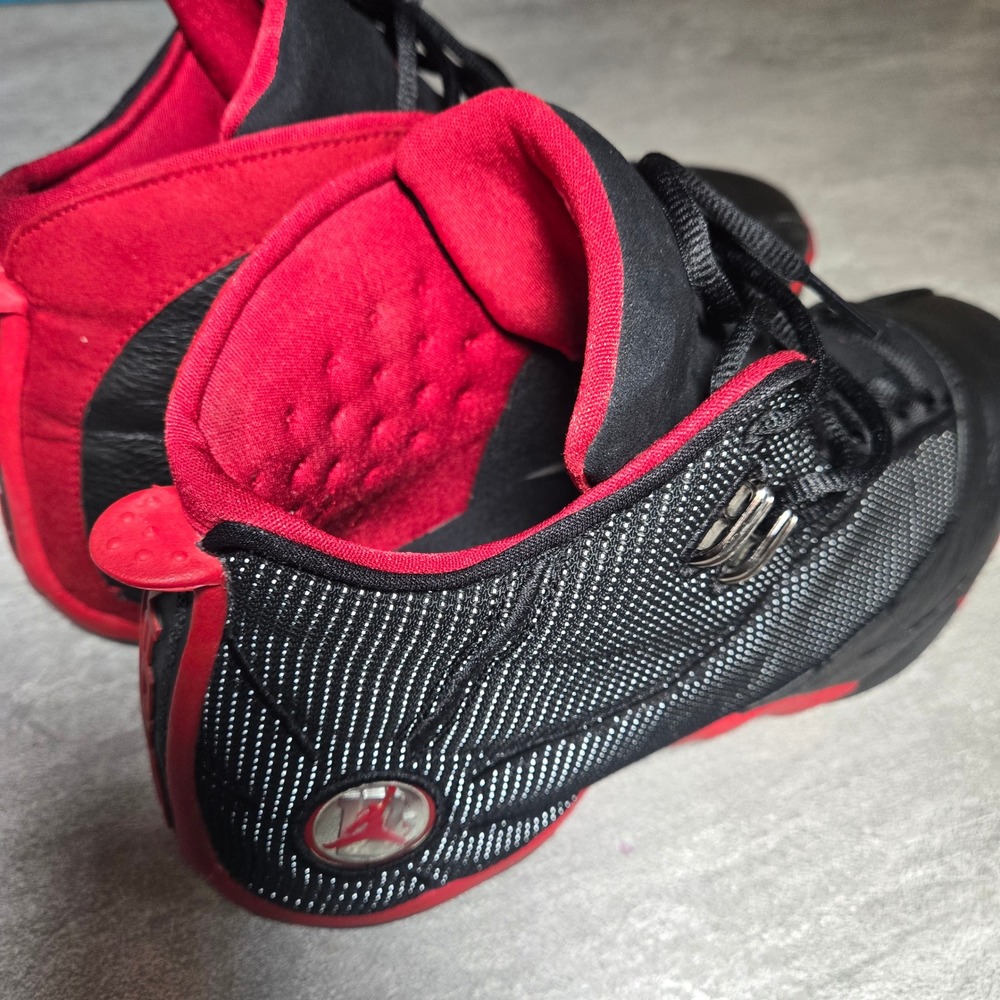 Jordan Team 12.5 Mens Basketball Shoes Black Varsity Red 317176-001 Size 14 - Picture 8 of 9